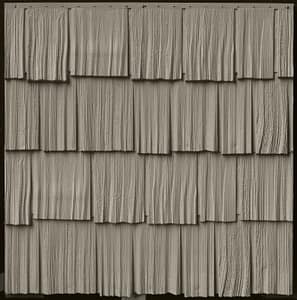 Exterior Portfolio, Portsmouth Split Shake Product Swatch - Clay