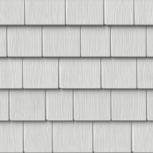 Exterior Portfolio, Portsmouth Shake & Shingle D5 Product Swatch - Aspen White