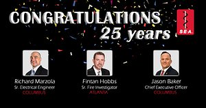 Congratulations on 25 Years with S-E-A!
