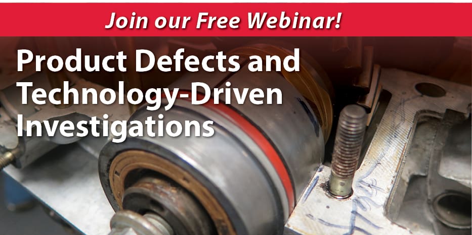 Product Defects and Technology-Driven Investigations