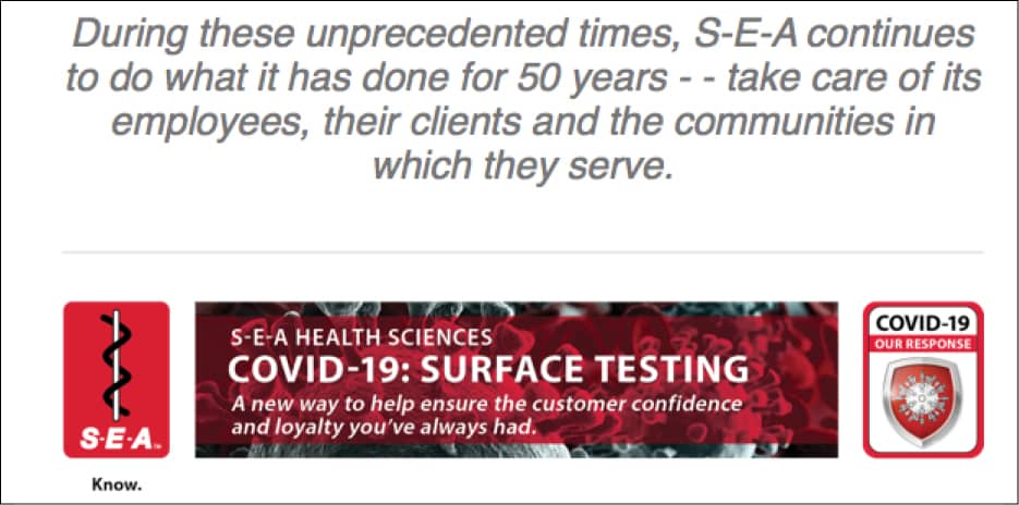 COVID-19 Surface Testing