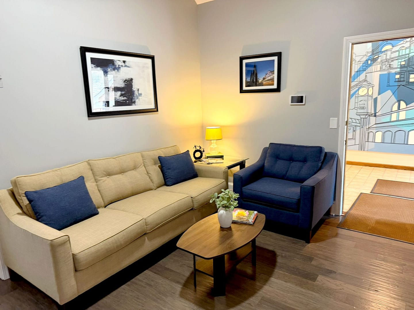 Robintek rentals lobby area for clients