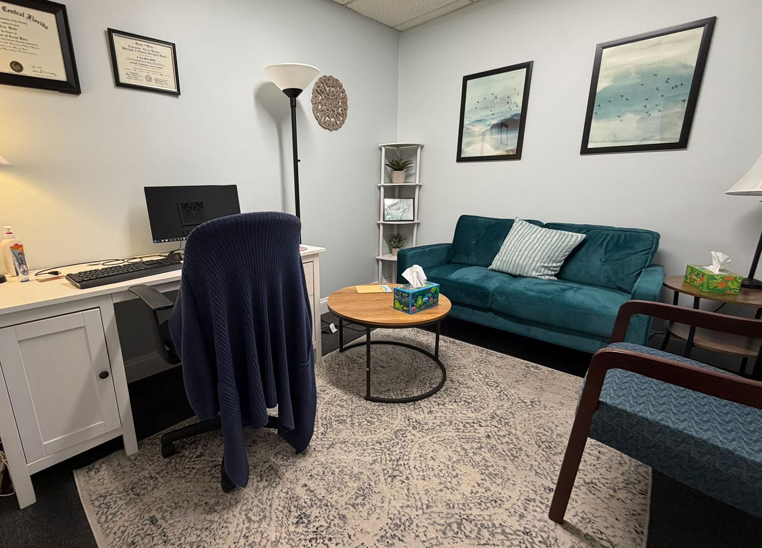 Robintek Rentals office 101 staged