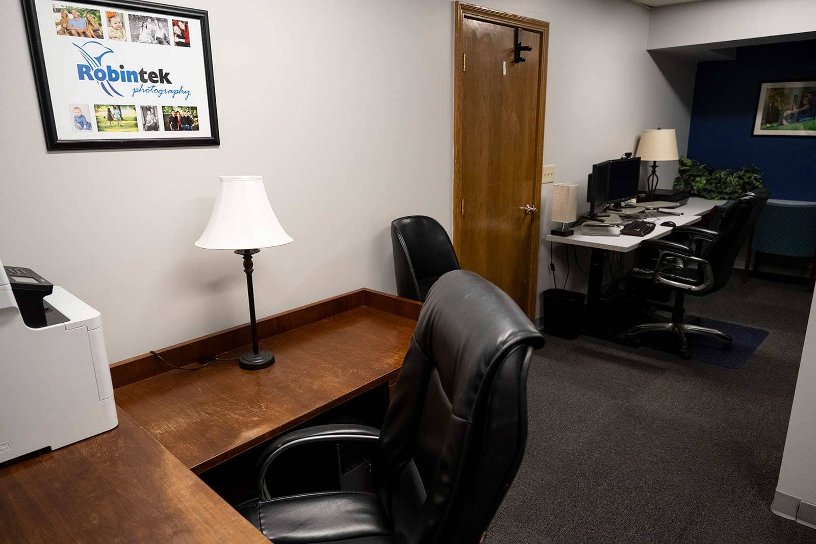 Shared Work Room Office Desk Stations