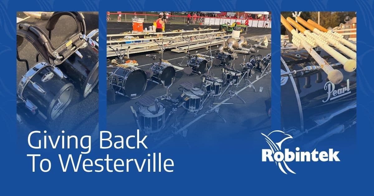 Robintek Supports Westerville South Marching Band with New Percussion Equipment