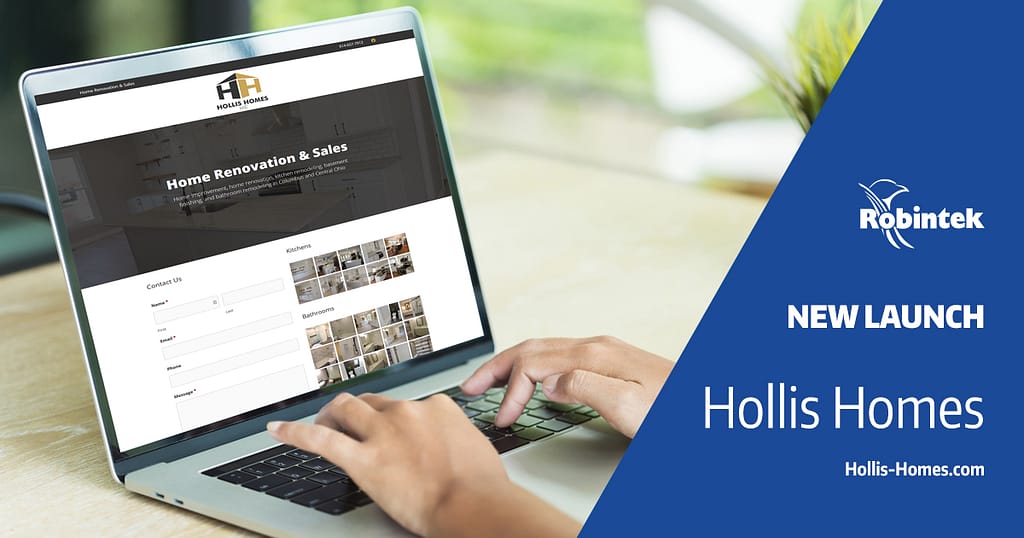 Hollis Homes new website launch