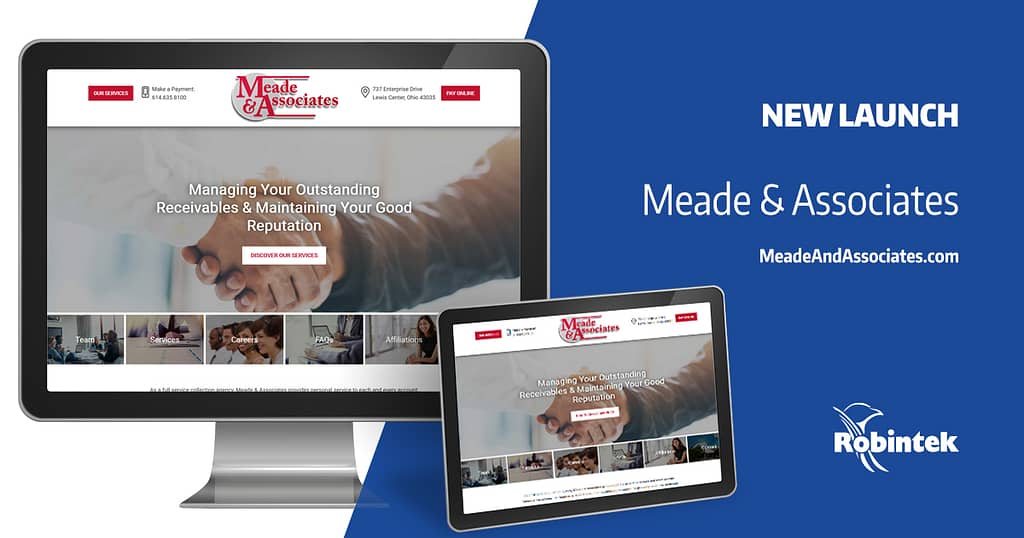 Meade and Associates new website launch