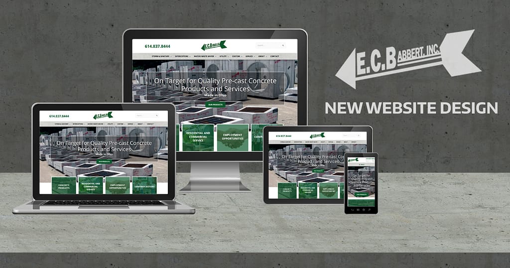 New Website Design for E.C. Babbert Inc