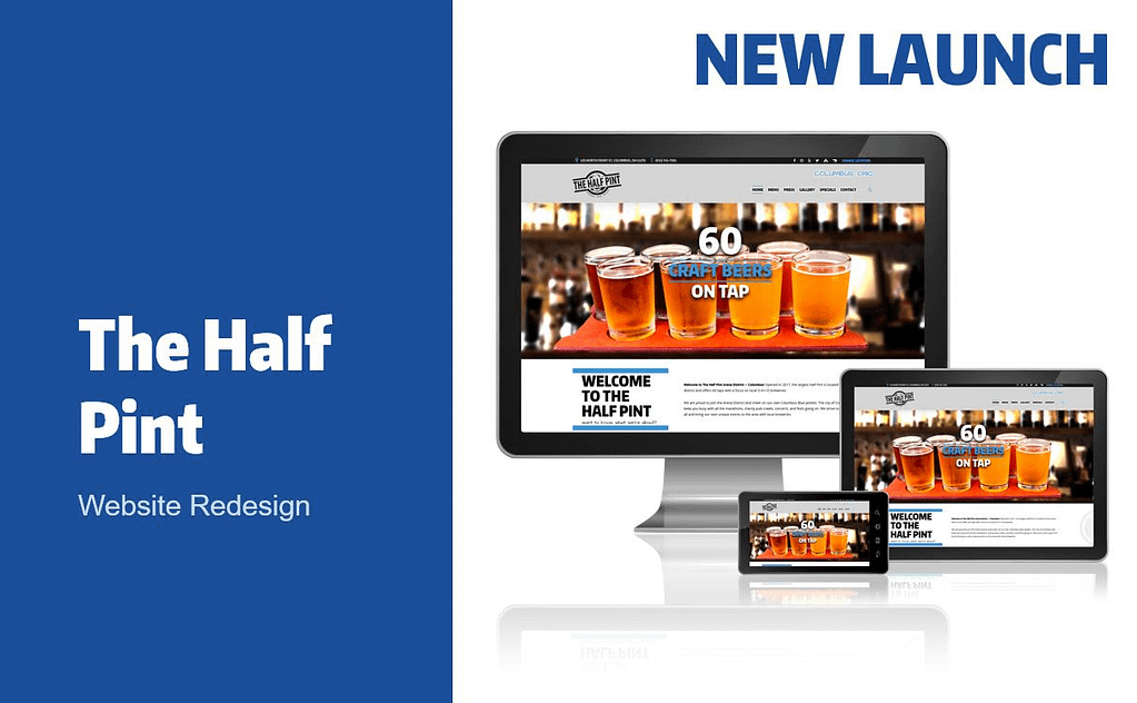 The Half Pint Website Launch