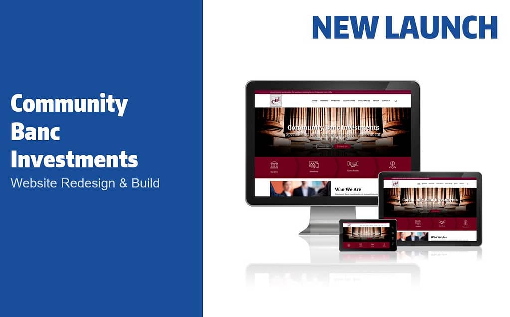 Community Banc Investments website design