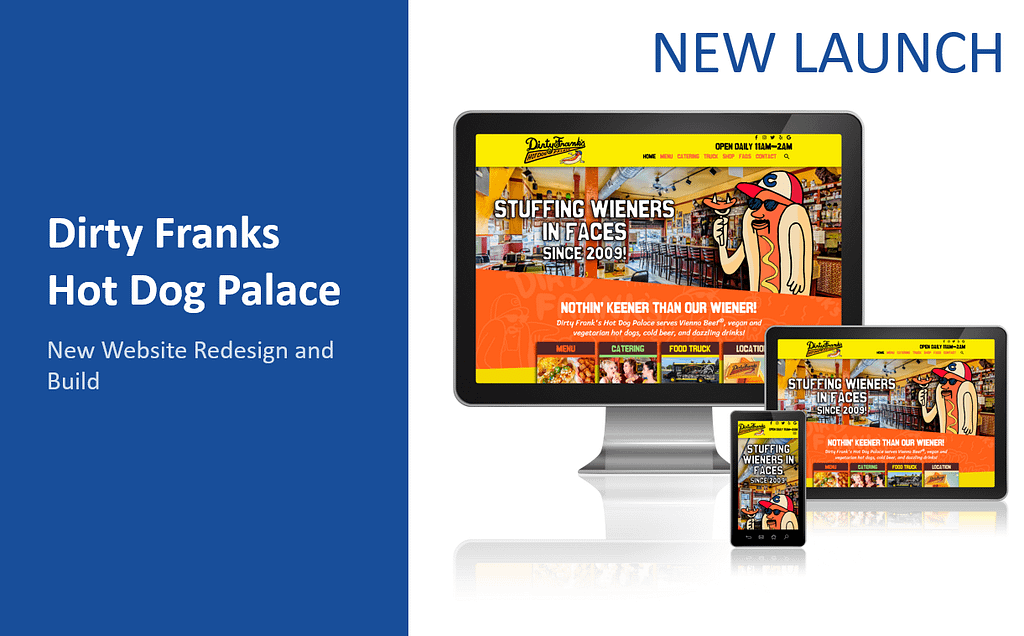 Dirty Franks wordpress redesign
