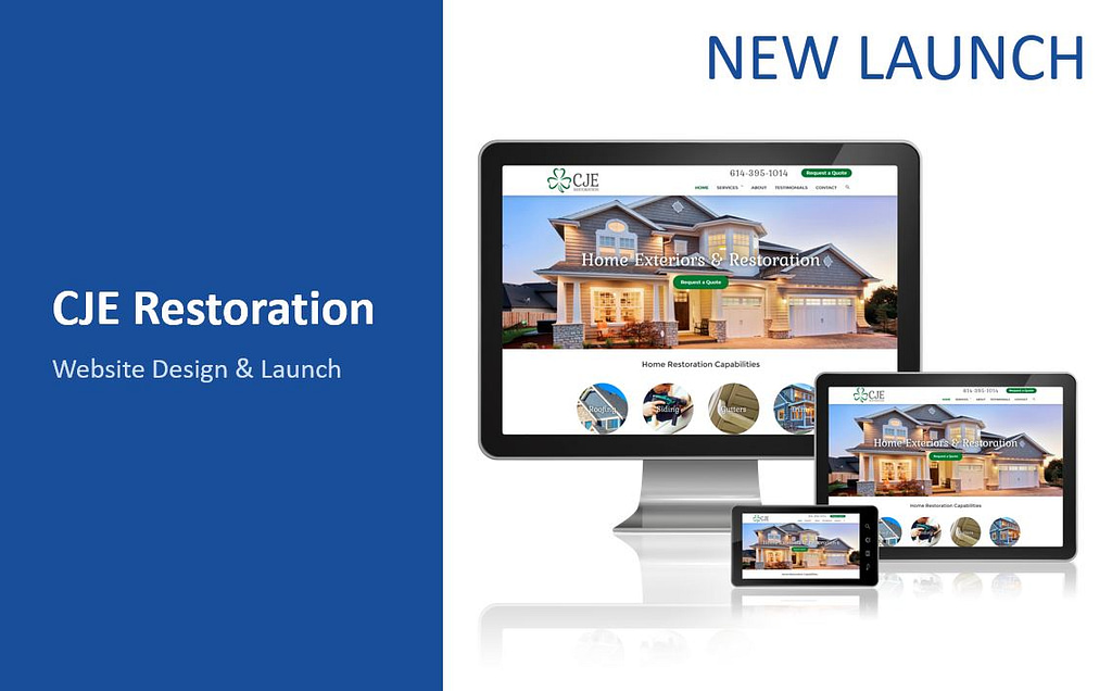 CJE Restoration New Website Design and Launch