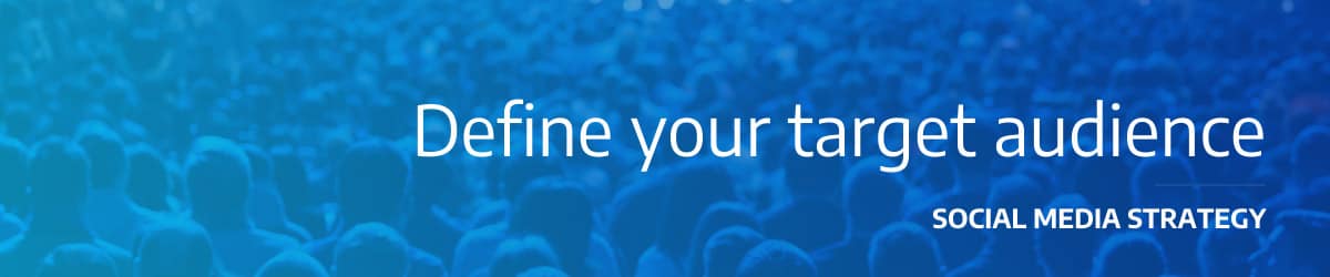 Define target audience social media strategy