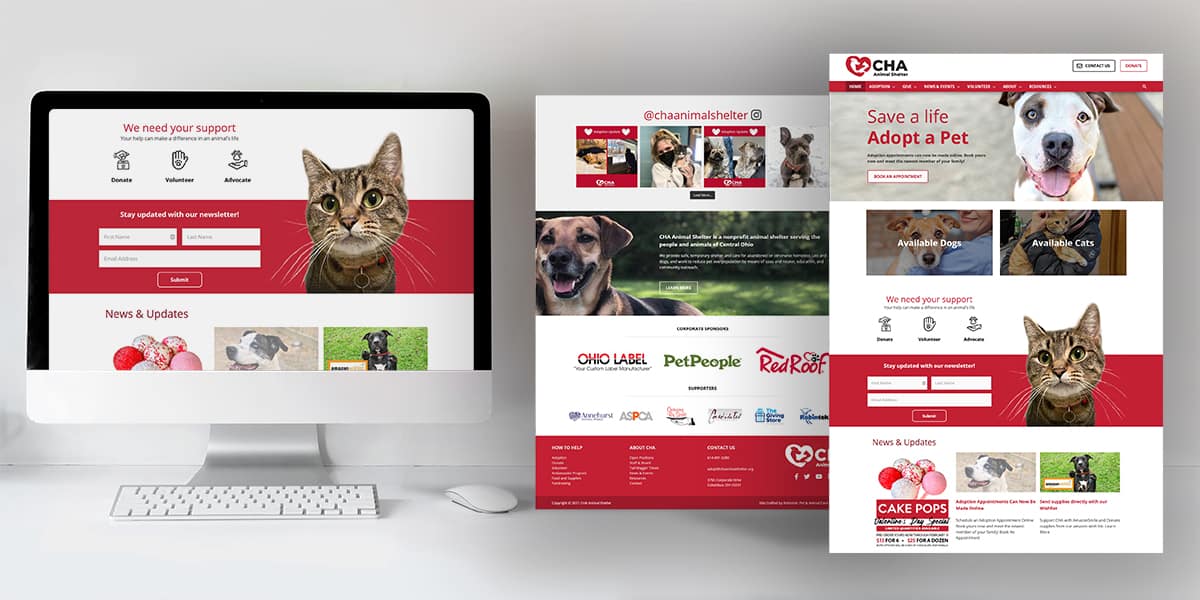 Website Redesign CHA Animal Shelter