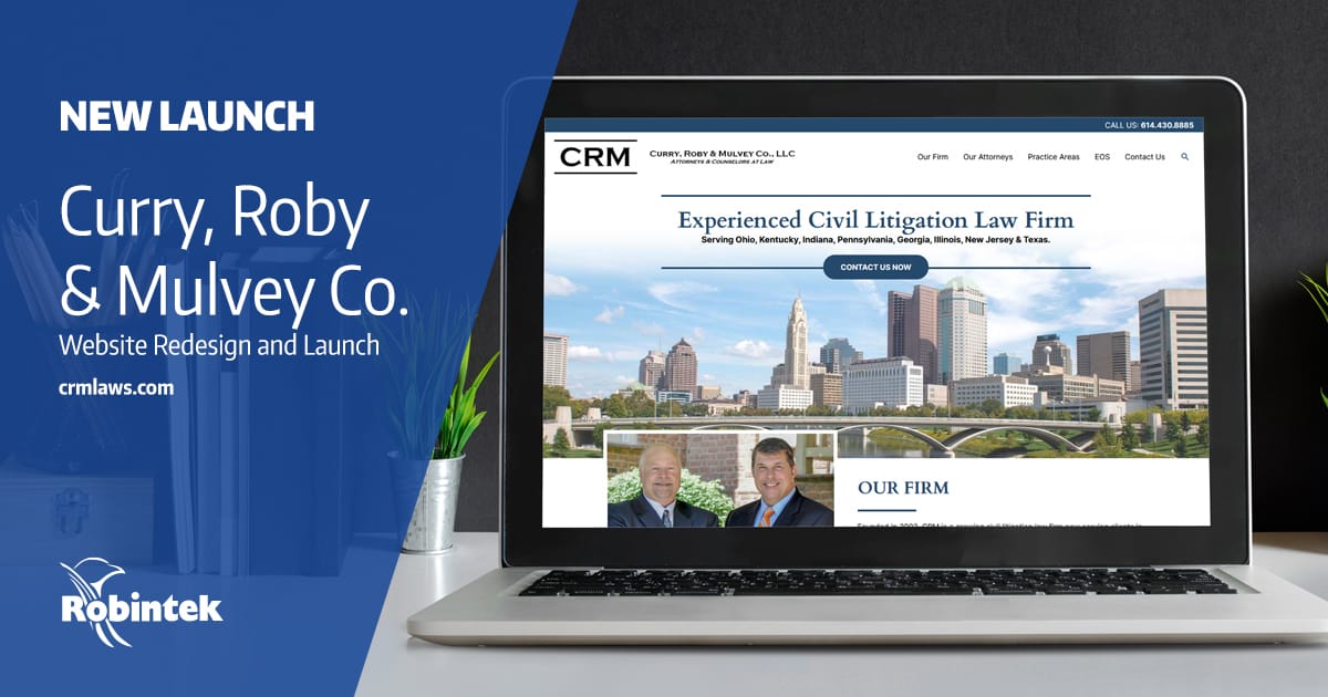 CRM New Website Redesign Launch