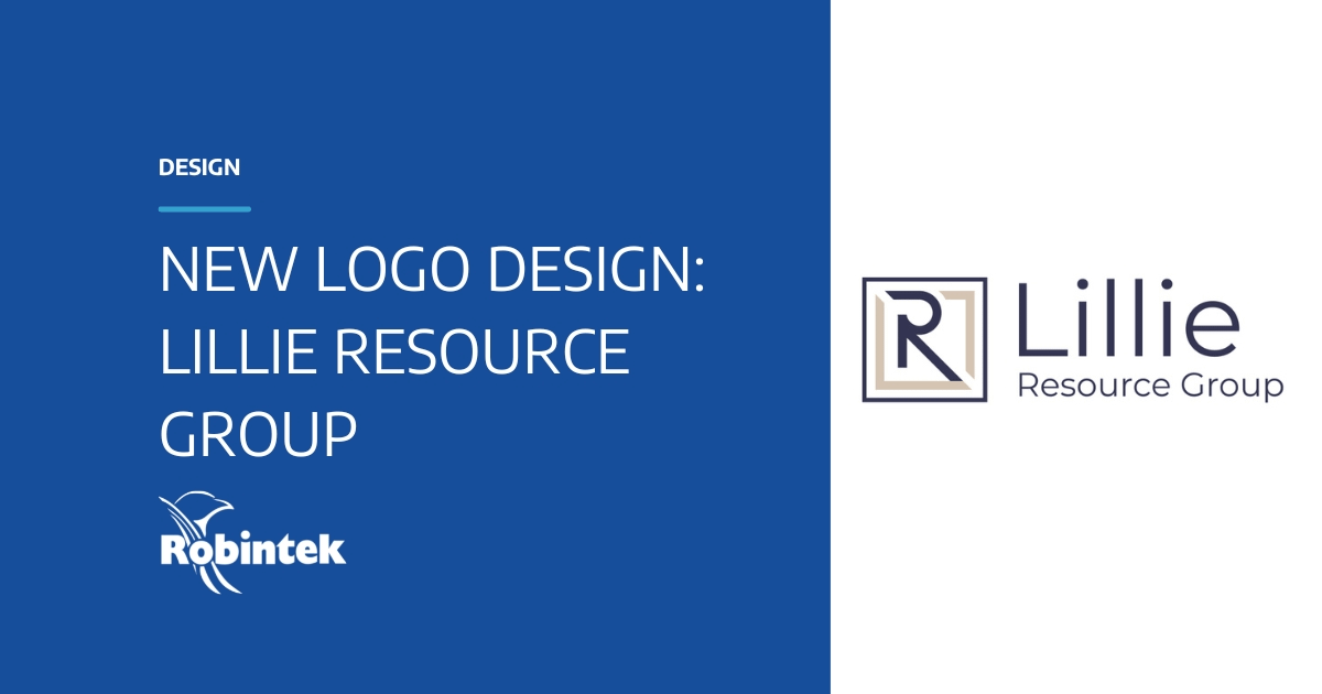 New Logo Design: Lillie Resource Group blog header