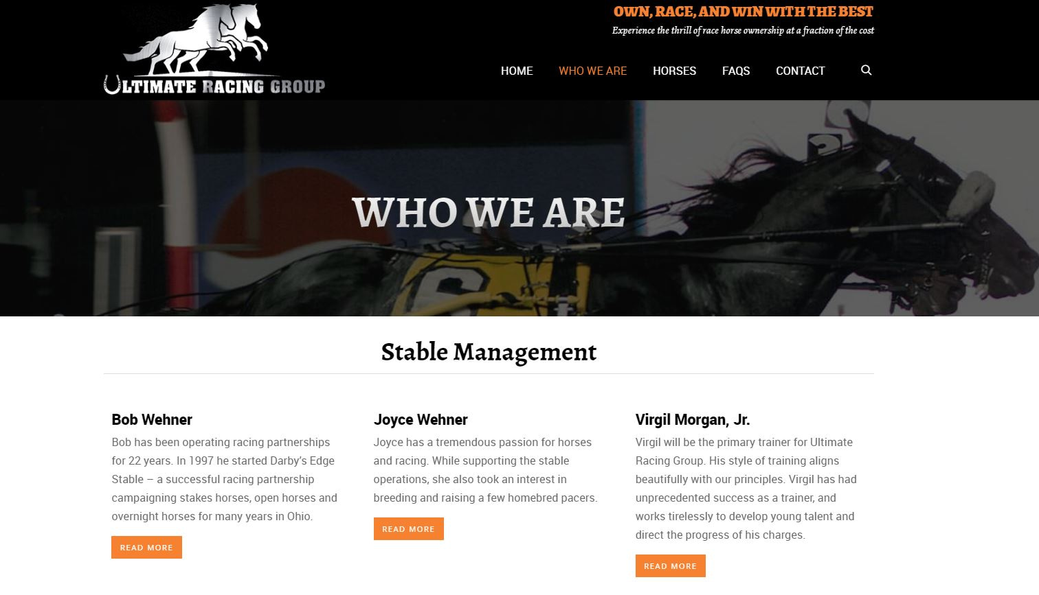 Ultimate Racing Group Website About Us