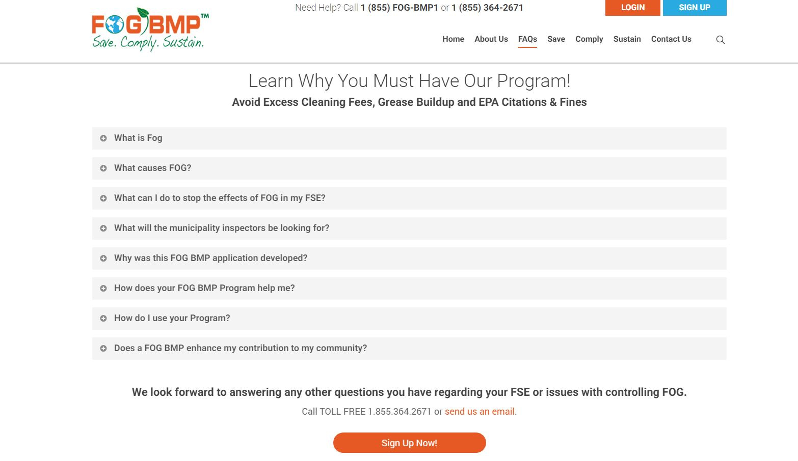 Fog BMP Industrial Business Website Design