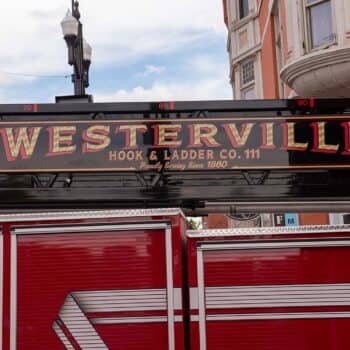 Westerville Ohio Hook And Ladder Fire Truck Web Design Company