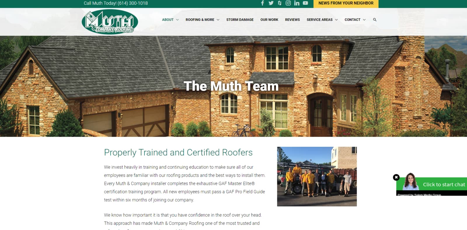 wordpress design and build muth & company our team