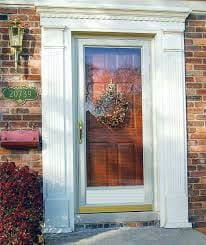 this is an example of a storm door thanks to Crest Aluminum