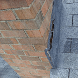 Damaged Roof Flashing