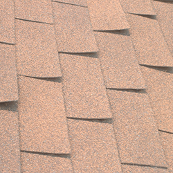 Wind Damage Worn Shingles