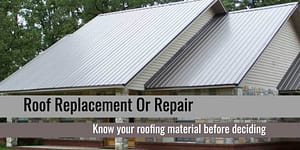 Roof Replacement Or Repair