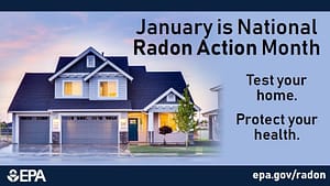 January is Radon awareness month.