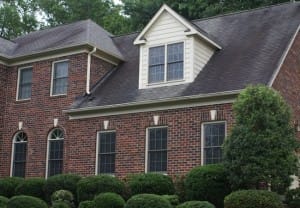 Should You Worry About Dark Spots on a Roof like you see on this home's roof?