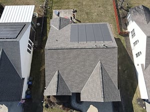 Residential Home Solar Shingles Installation