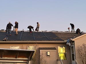 Residential Home Solar Shingles Installation
