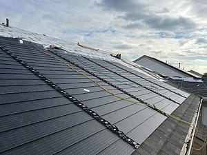 Residential Home Solar Shingles Installation