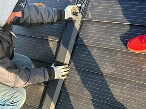 Residential Home Solar Shingles Installation