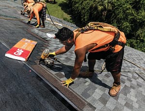 asphalt shingles and metal roofing