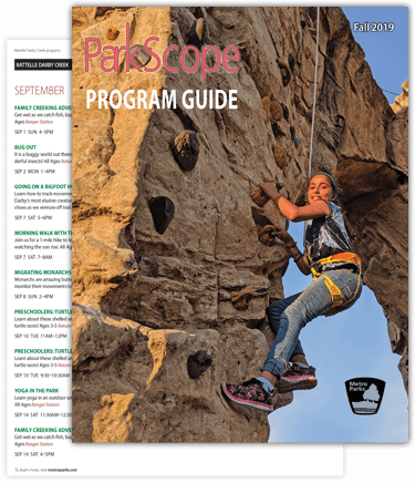 Metro Parks ParkScope newsletter design