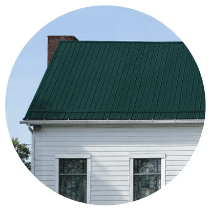 metal roofing on a home