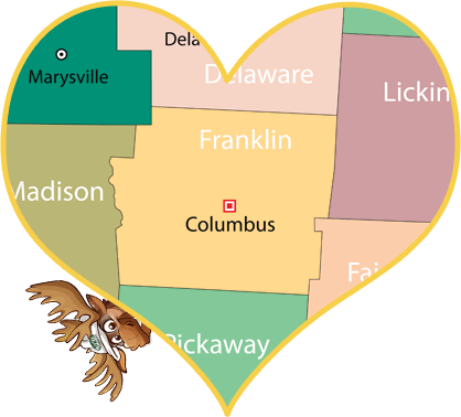 Columbus Franklin County Ohio Love Muth Moose