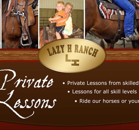 Lazy H Ranch Sign Design