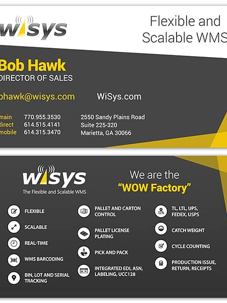 WiSys Business Card Design