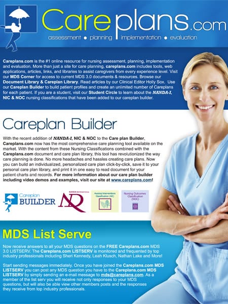 Careplans.com Handout Flyer