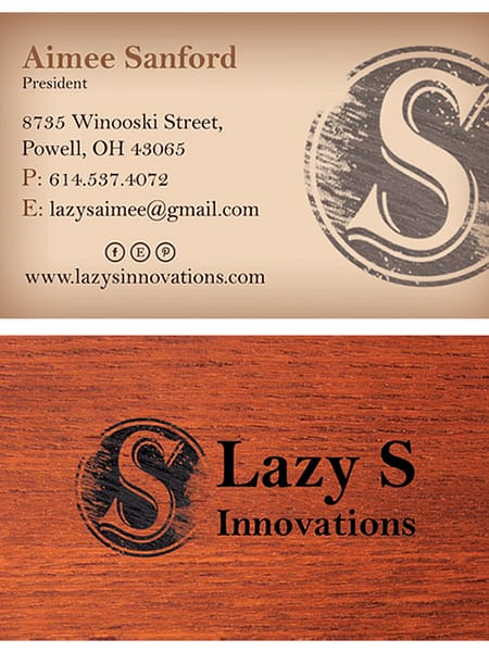 Lazy S Business Card