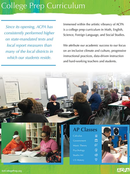 ACPA curriculum flyer design