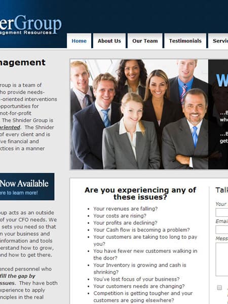 The Shnider Group Business management resources website