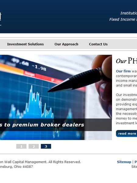 London Wall Capital Management a financial firm website