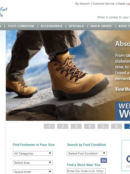 Drew Shoe footwear business website