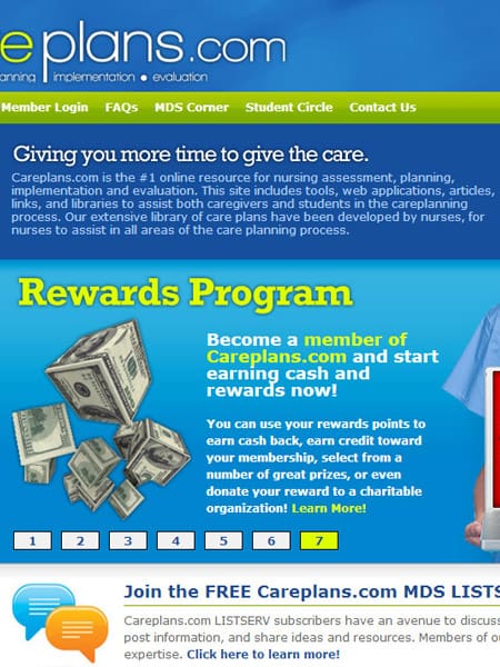 careplans.com nursing website