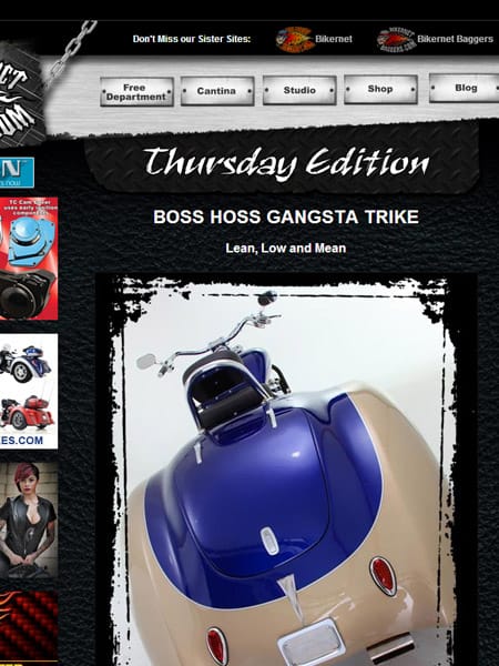 Bikernet Trikes Online magazine website