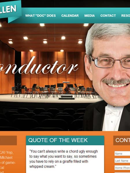 Dr. Milton Allen - Conductor, Clinician and Speaker Website