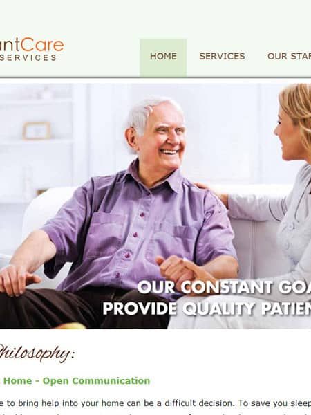 Constant Care Health Services - Health Website